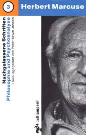 book Herbert Marcuse: Nachgelassene Schriften, Band 3: Philosophie und Psychoanalyse