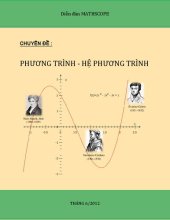 book Chuyên đề Phương trình - Hệ phương trình (Diễn đàn Mathscope)