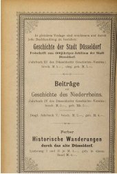 book Beiträge zur Geschichte des Niederrheins. Jahrbuch des Düsseldorfer Geschichts-Vereins