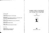 book Form and content in didactic poetry