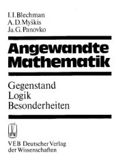 book Angewandte Mathematik: Gegenstand, Logik, Besonderheiten