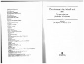 book Psychoanalysis, Mind, and Art: Perspectives on Richard Wollheim