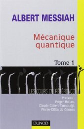 book Mécanique quantique - Tome 1 - 2ème édition