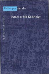 book Philosophy and the Return to Self-Knowledge