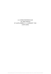 book La cour pontificale au XVIe siècle d’Alexandre VI à Clement VIII (1492-1605)