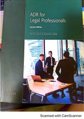 book ADR for Legal Professionals