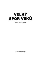 book Velký spor věků