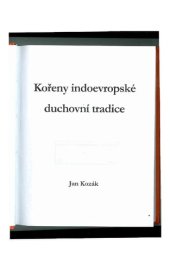 book Kořeny indoevropské duchovní tradice