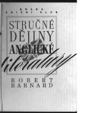 book Stručné dějiny anglické literatury