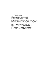 book Research Methodology in Applied Economics