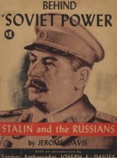 book Behind Soviet Power: Stalin and the Russians