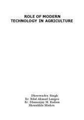 book ROLE OF MODERN TECHNOLOGY IN AGRICULTURE