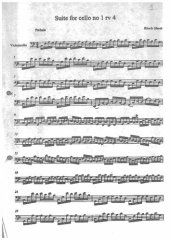 book Cello Suite. Score.