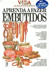 book Aprenda A Fazer Embutidos