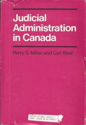 book Judicial Administration in Canada