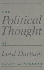 book Political Thought of Lord Durham