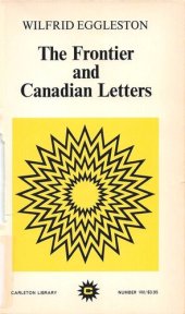 book The Frontier and Canadian Letters