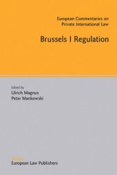 book Brussels I Regulation