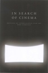 book In Search of Cinema: Writings on International Film Art