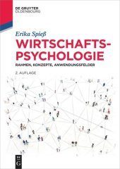 book Wirtschaftspsychologie: Rahmen, Konzepte, Anwendungsfelder