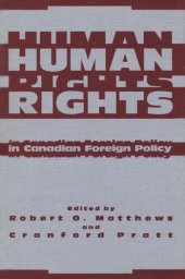 book Human Rights in Canadian Foreign Policy