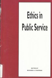 book Ethics in Public Service