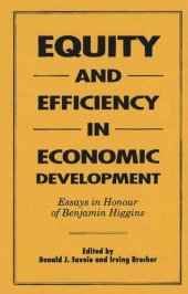 book Equity and Efficiency in Economic Development: Essays in Honour of Benjamin Higgins