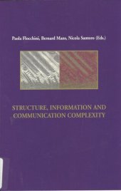 book Structure, Information and Communication Complexity, IIS 1