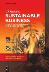 book Sustainable Business: People, Profit, and Planet at The Tiger Center