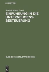 book Einführung in die Unternehmensbesteuerung