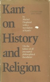 book Kant on History and Religion: With a Translation of Kant's On the Failure of All Attempted Philosophical Theodicies