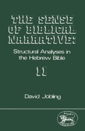 book The Sense of Biblical Narrative II: Structural Analysis in the Hebrew Bible (JSOT Supplement Series)