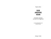 book Der andere Iran. Geschichte und Kultur von 1900 bis zur Gegenwart