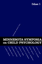 book Symposia on Child Psychology, Volume 5