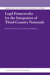 book Legal Frameworks for the Integration of Third-Country Nationals