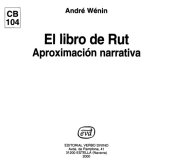 book El Libro de Rut: Aproximacion Narrativa