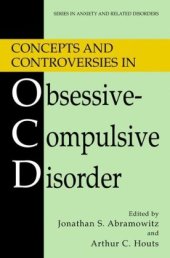 book Concepts and Controversies in Obsessive-Compulsive Disorder (Series in Anxiety and Related Disorders)