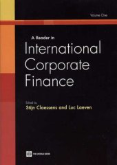 book Reader in International Corporate Finance, Volume 1