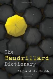 book The Baudrillard Dictionary