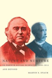 book Nature and Nurture in French Social Sciences, 1859–1914 and Beyond