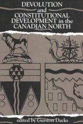 book Devolution and Constitutional Development in the Canadian North