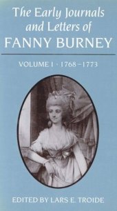 book Early Journals and Letters of Fanny Burney, Volume 1