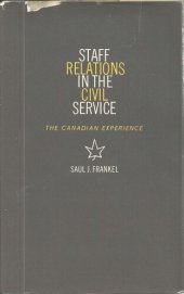 book Staff Relations in the Civil Service: The Canadian Experience