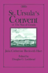 book St. Ursula's Convent or the Nun of Canada