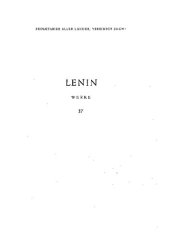 book Lenin Werke Band 37: Briefe an die Angehörigen: 1893-1922