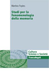 book Studi per la fenomenologia della memoria