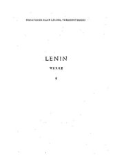 book Lenin Werke Band 6: Jan. 1902 - Aug. 1903