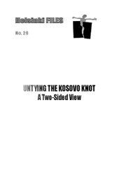 book Untying The Kosovo Knot: A Two-sided View