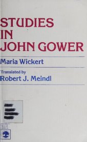 book Studies in John Gower