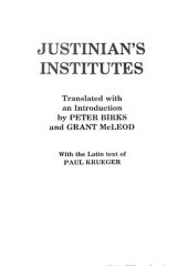 book Justinian's Institutes